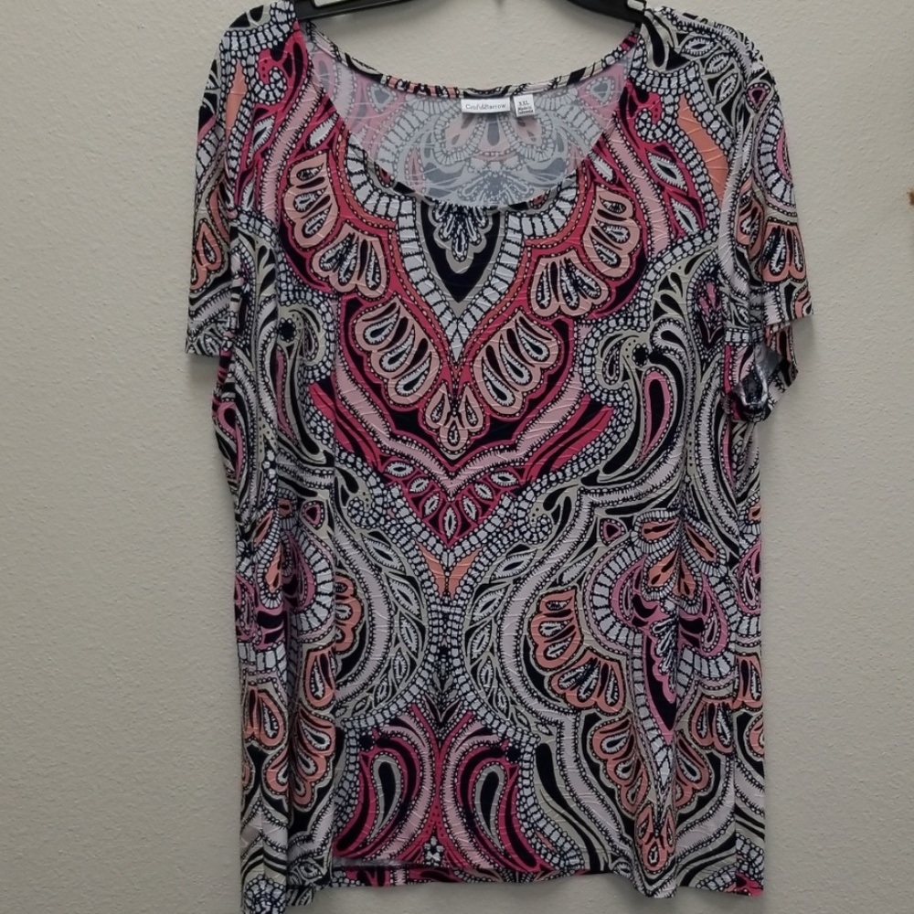 Bundle 3/$20 EUC Croft & Barrow top XXL